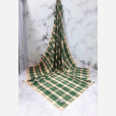 روسری نخی کاستوم طرح آسنات قواره 140 دور چرخ دوز مزونی سی تو