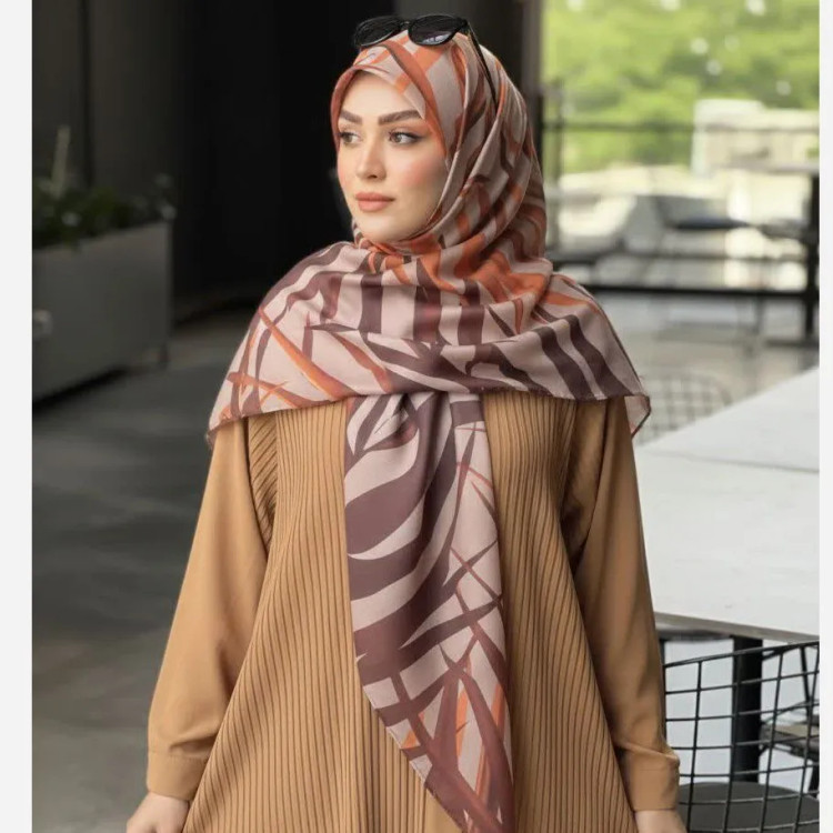 روسری نخی کاستوم طرح روناک مجلسی