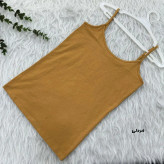 تاپ بندی زنانه و دخترانه ساده نخ پنبه وارداتی کد 1987