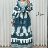 پیراهن ساحلی آیلین فلور بوگاتی فری سایز زنانه کد 1746 مناسب تا سایز 46