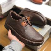 کفش کلارک چرم طبیعی مردانه طبی قهوهای زیره پیو