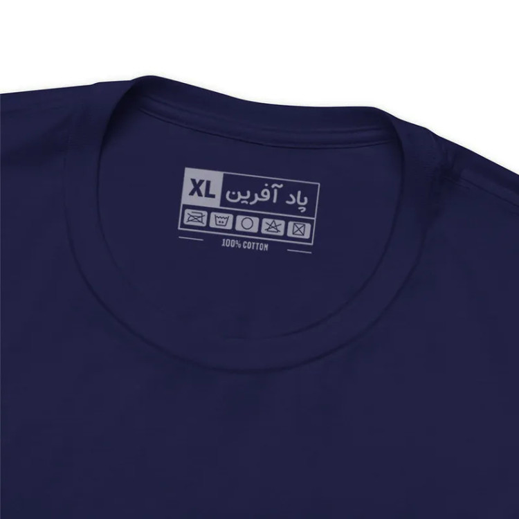 تیشرت آستین کوتاه مردانه طرح فوتبالی بارسلونا مدل کلاسیک یقه گرد