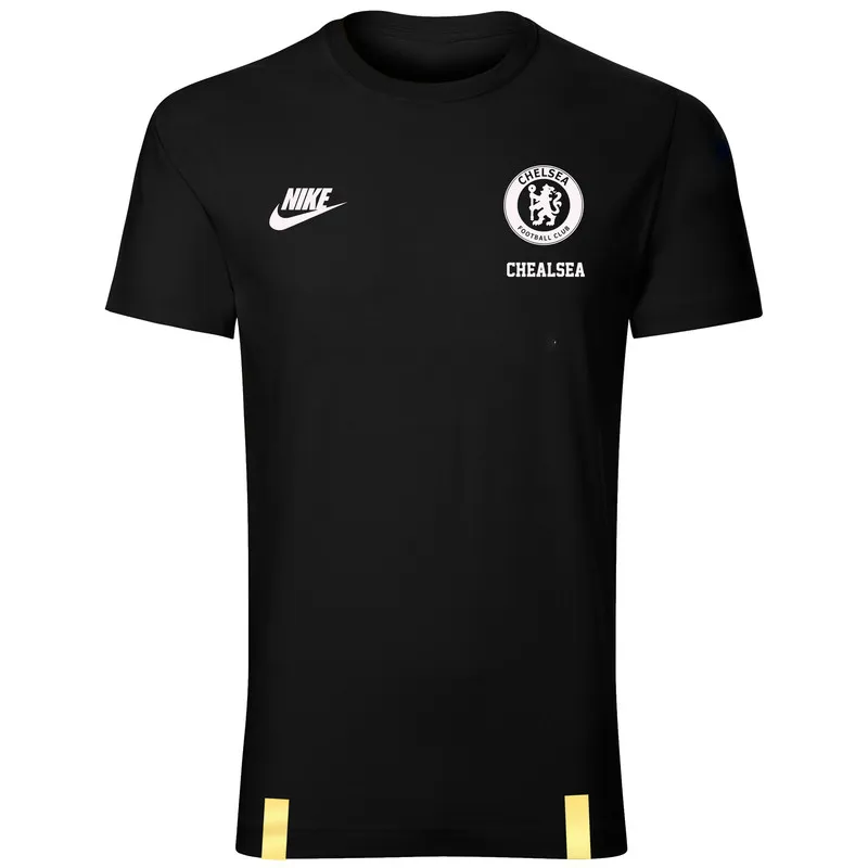 تیشرت ورزشی مردانه طرح چلسی یقه گرد آستین کوتاه نخ ساده کد 0212
