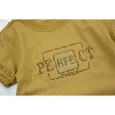 ست تیشرت و شلوارک پسرانه طرح PERFECT مدل 11293