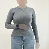 بلوز یقه گرد کبریتی زنانه کد 1225 مناسب سایز 38 تا 46