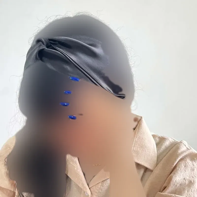 هدبند ساتن گره ای زنانه کد 1361