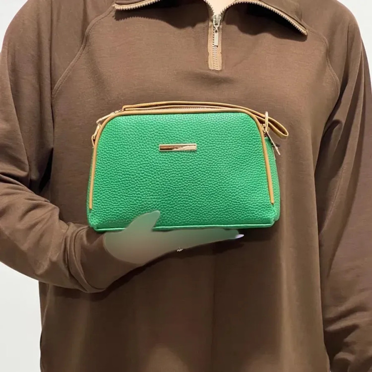 کیف دستی و دوشی زنانه شرانگ مغذی دوزی شده کد1390