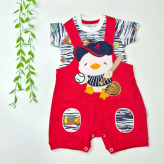 ست تیشرت و رامپر نوزادی دو تکه دخترانه و پسرانه