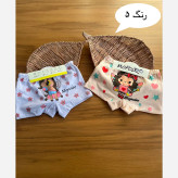 پک 2 عددی شورت نخ پنبه دخترانه بچگانه مناسب 3 تا 10 سال