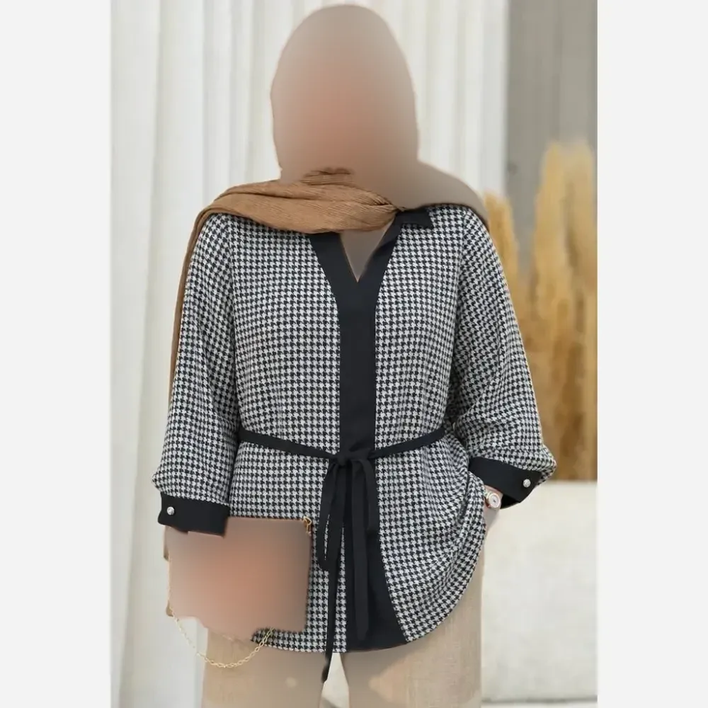 شومیز مجلسی زنانه طرح پیچازی جنس بوگاتی درجه یک