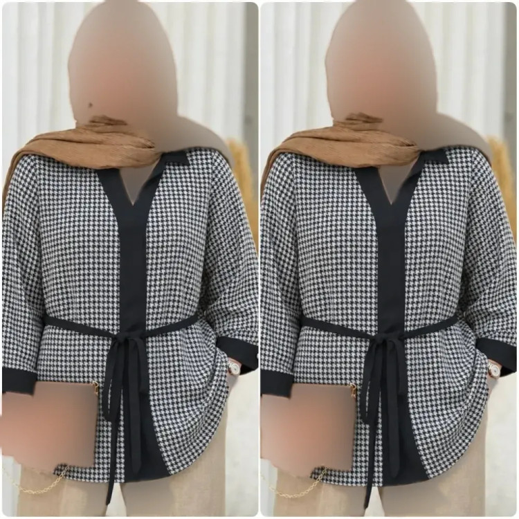 شومیز مجلسی زنانه طرح پیچازی جنس بوگاتی درجه یک