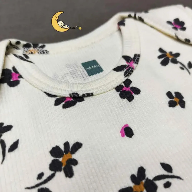 بادی آستین کوتاه کبریتی نوزادی دخترانه برند Hema جنس نخ پنبه وارداتی 3 تا 36 ماه