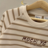 بلوز دورس راه راه پنبه درجه یک دخترانه و پسرانه 9 ماه تا 7 سال در 4 رنگ