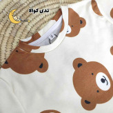 ست تیشرت و شلوار راحتی بچه گانه نخ پنبه آستین کوتاه