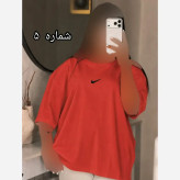 تیشرت باکسی لش زنانه سوپر پنبه قواره دار