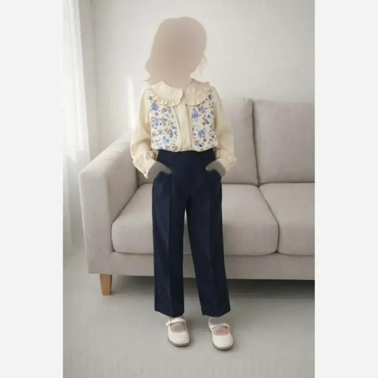 ست سه تیکه دخترانه مدل مه گل پارچه مازراتی