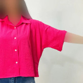 شومیز زنانه آستین کیمونو جنس ینزی خنک تابستانی رنگبندی پاستیلی