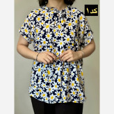 تیشرت نخی دلربا فری سایز زنانه خنک و لطیف
