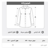 شومیز زنانه حریر شیشهای براق مناسب سایز 38 تا 44