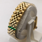 ساعت مردانه رولکس دیت جاست طلایی صفحه سفید موتور کوارتز ژاپن مستر کوالیتی