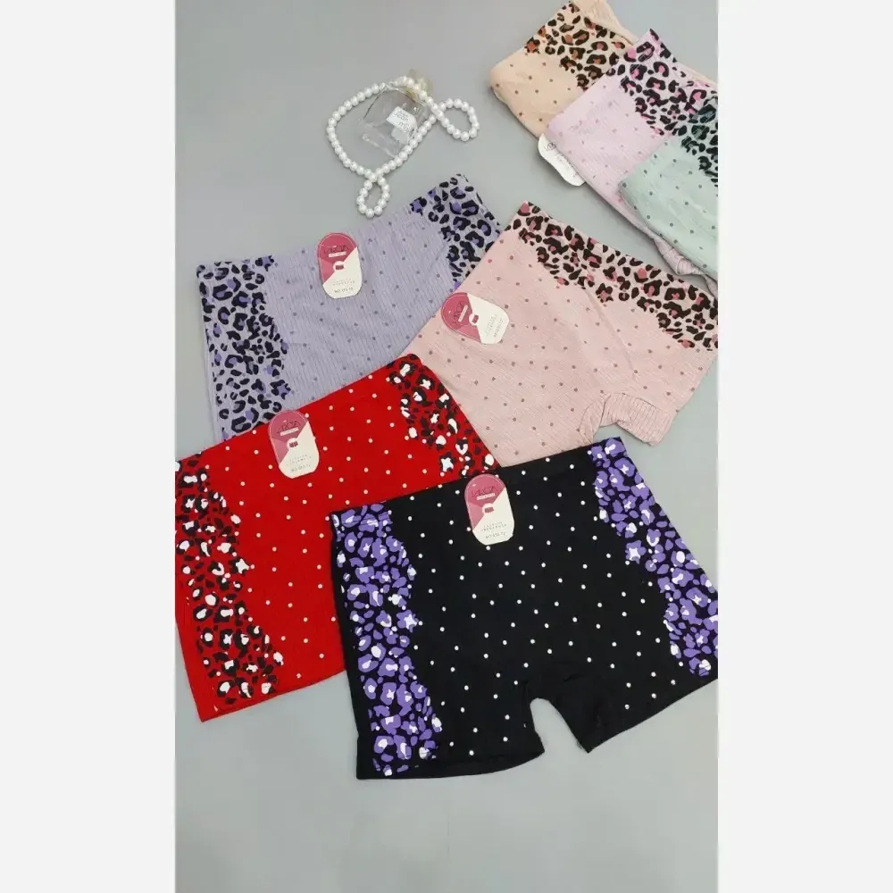 شورت پا دار زنانه نخی کبریتی فری سایز ضد حساسیت کیفیت وارداتی