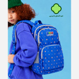 کوله پشتی بچگانه ضد آب آبی طرح ستاره مدرسه و مهدکودک