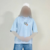 تیشرت نخ پنبه فری سایز طرح تام و جری